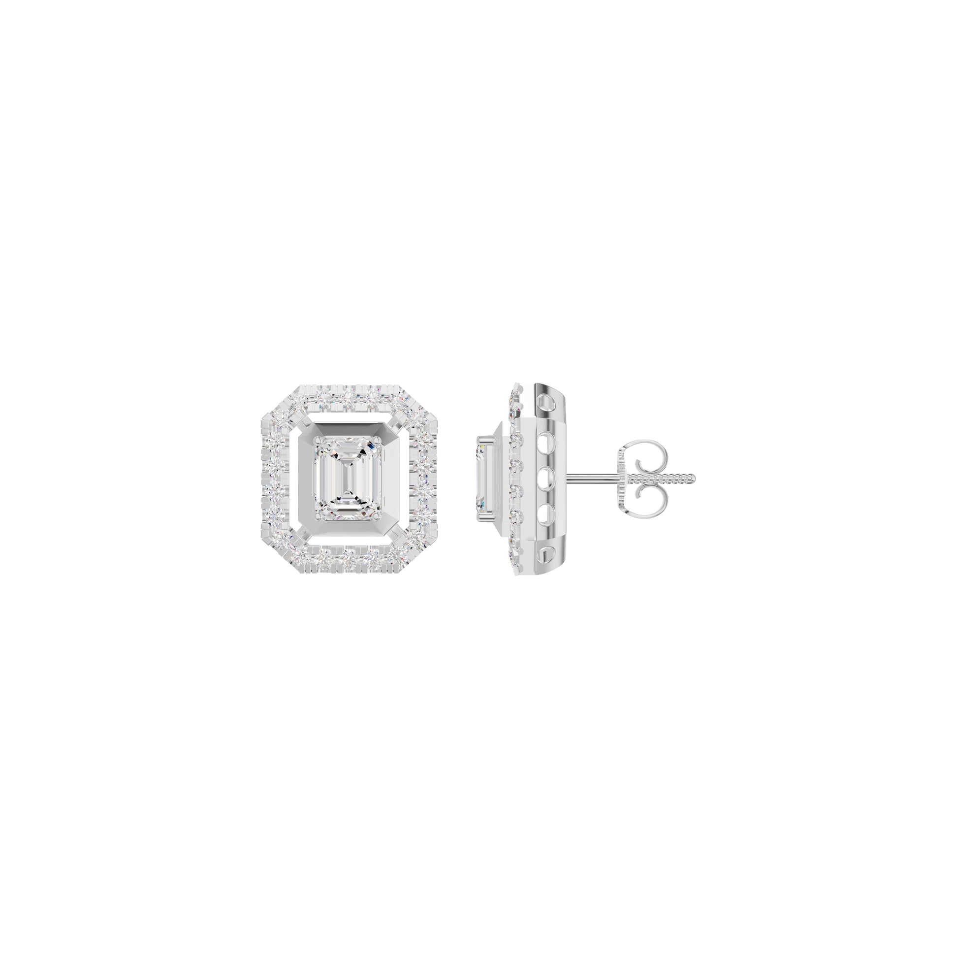 ID-LGERA03332XA 18 KT / White Gold