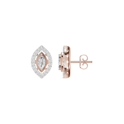 Navyra Marquise Diamond Earrings 18 KT / Rose Gold