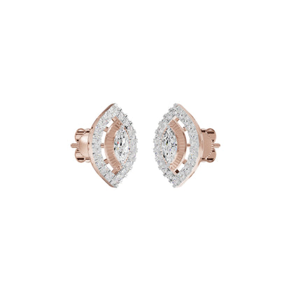 Navyra Marquise Diamond Earrings 18 KT / Rose Gold
