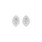 Navyra Marquise Diamond Earrings 18 KT / White Gold