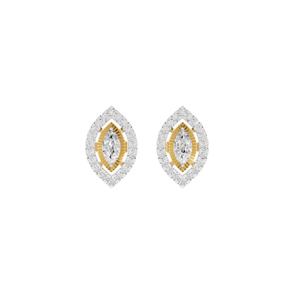 Navyra Marquise Diamond Earrings 18 KT / Yellow Gold
