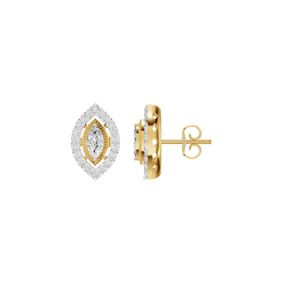 Navyra Marquise Diamond Earrings 18 KT / Yellow Gold