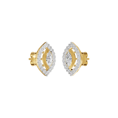 Navyra Marquise Diamond Earrings 18 KT / Yellow Gold