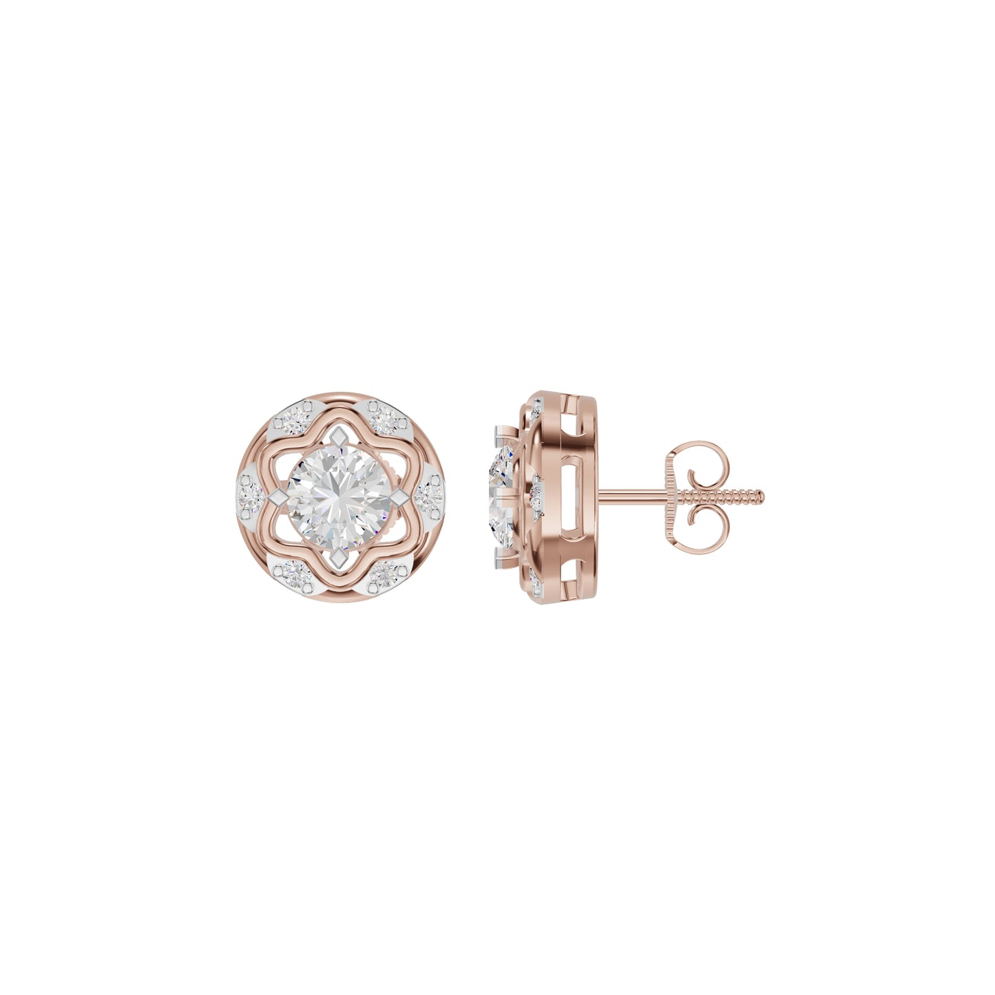 ID-LGERA24487XA 18 KT / Rose Gold