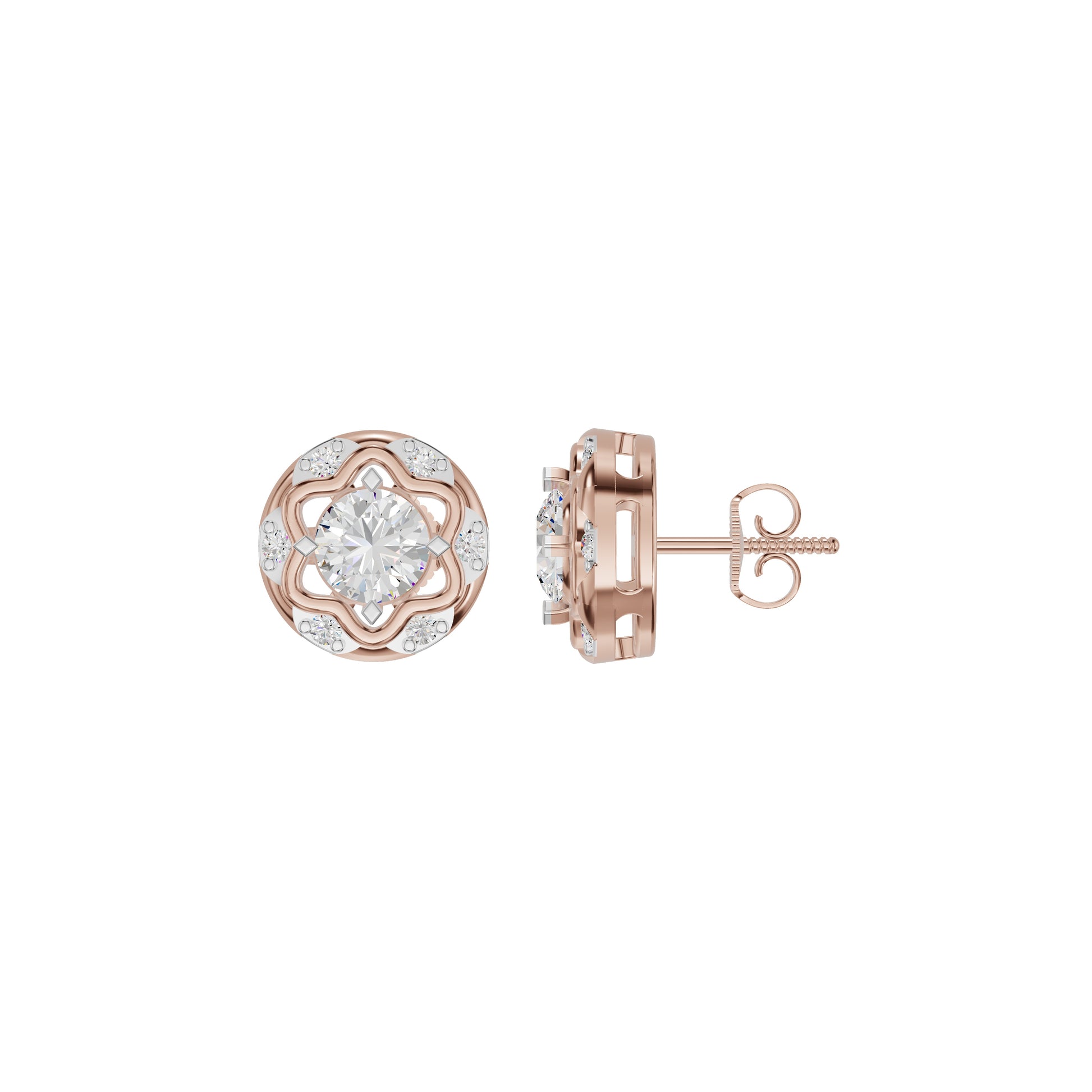 ID-LGERA24487XA 18 KT / Rose Gold