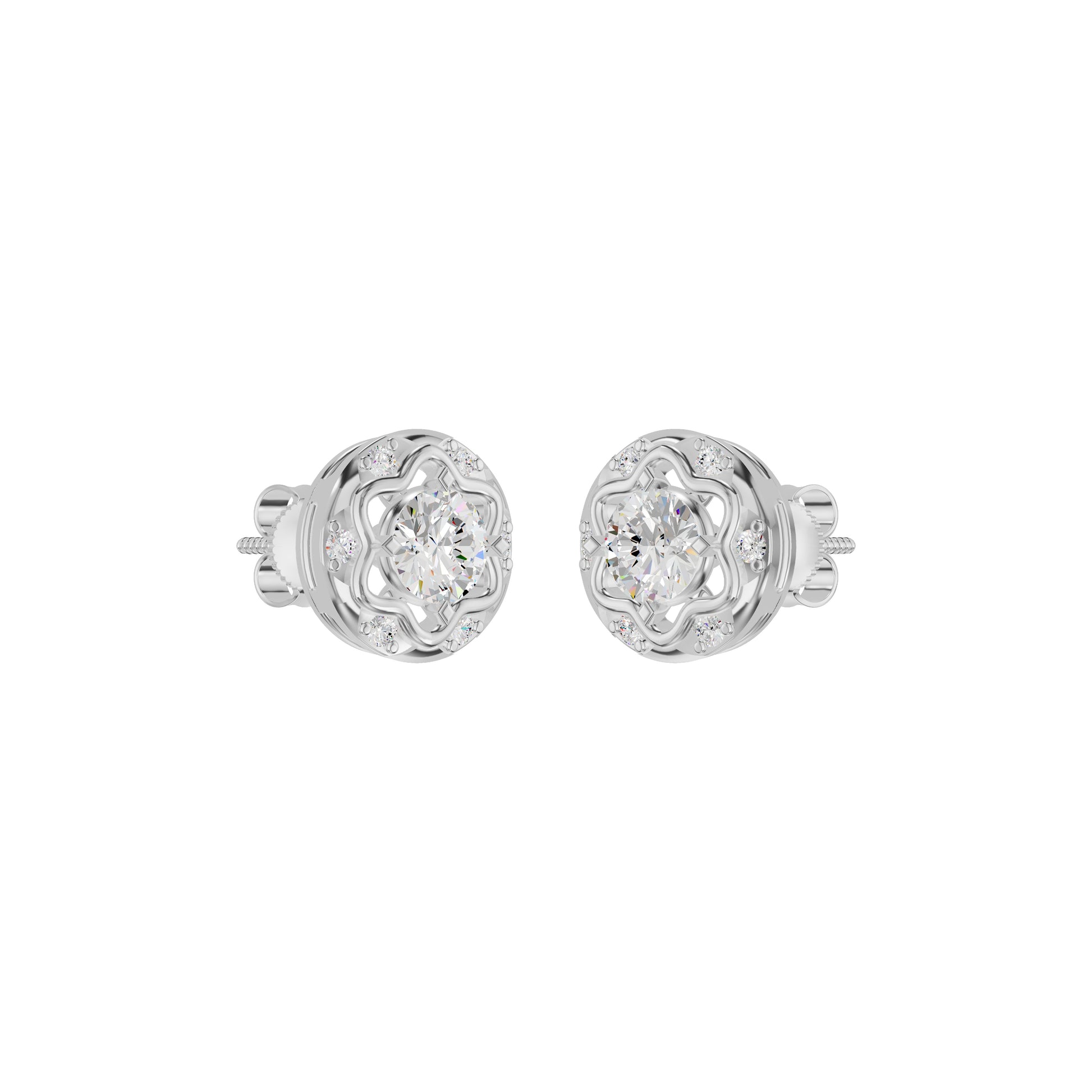 ID-LGERA24487XA 18 KT / White Gold