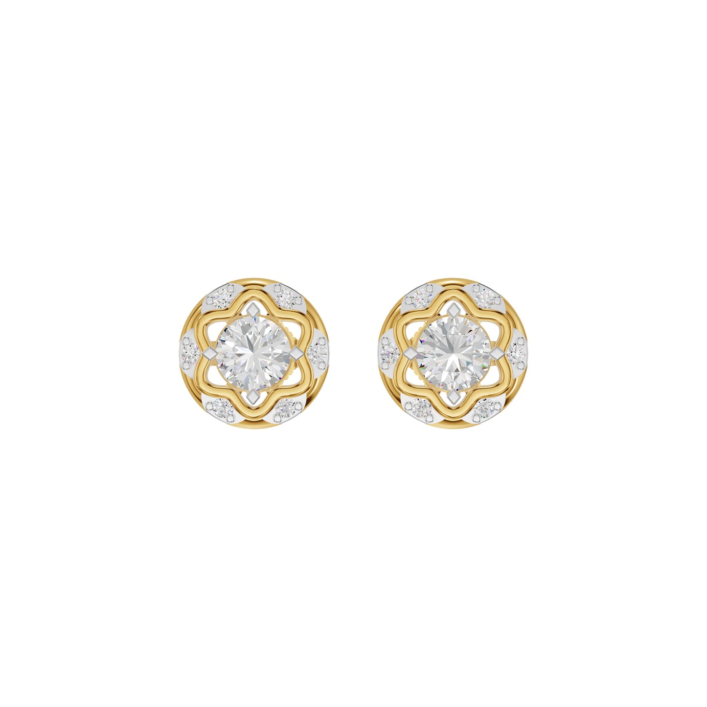 ID-LGERA24487XA 18 KT / Yellow Gold