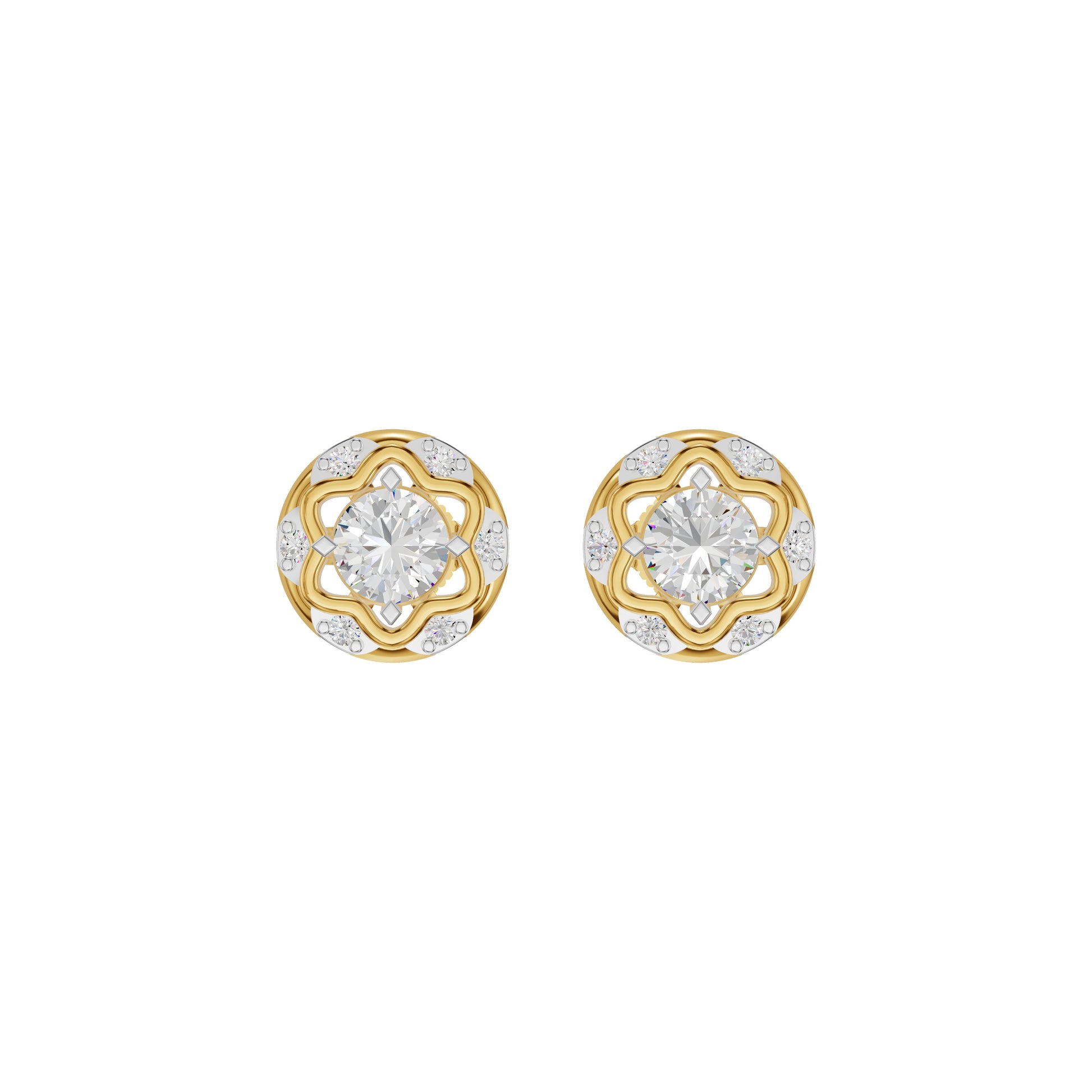 ID-LGERA24487XA 18 KT / Yellow Gold