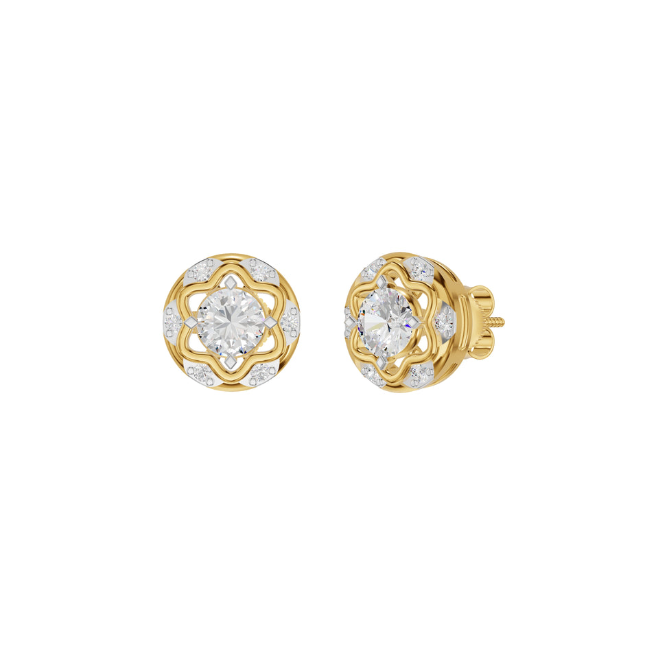 ID-LGERA24487XA 18 KT / Yellow Gold