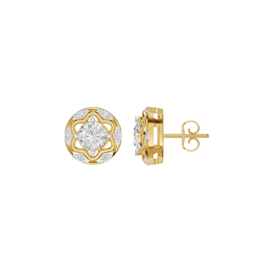 ID-LGERA24487XA 18 KT / Yellow Gold