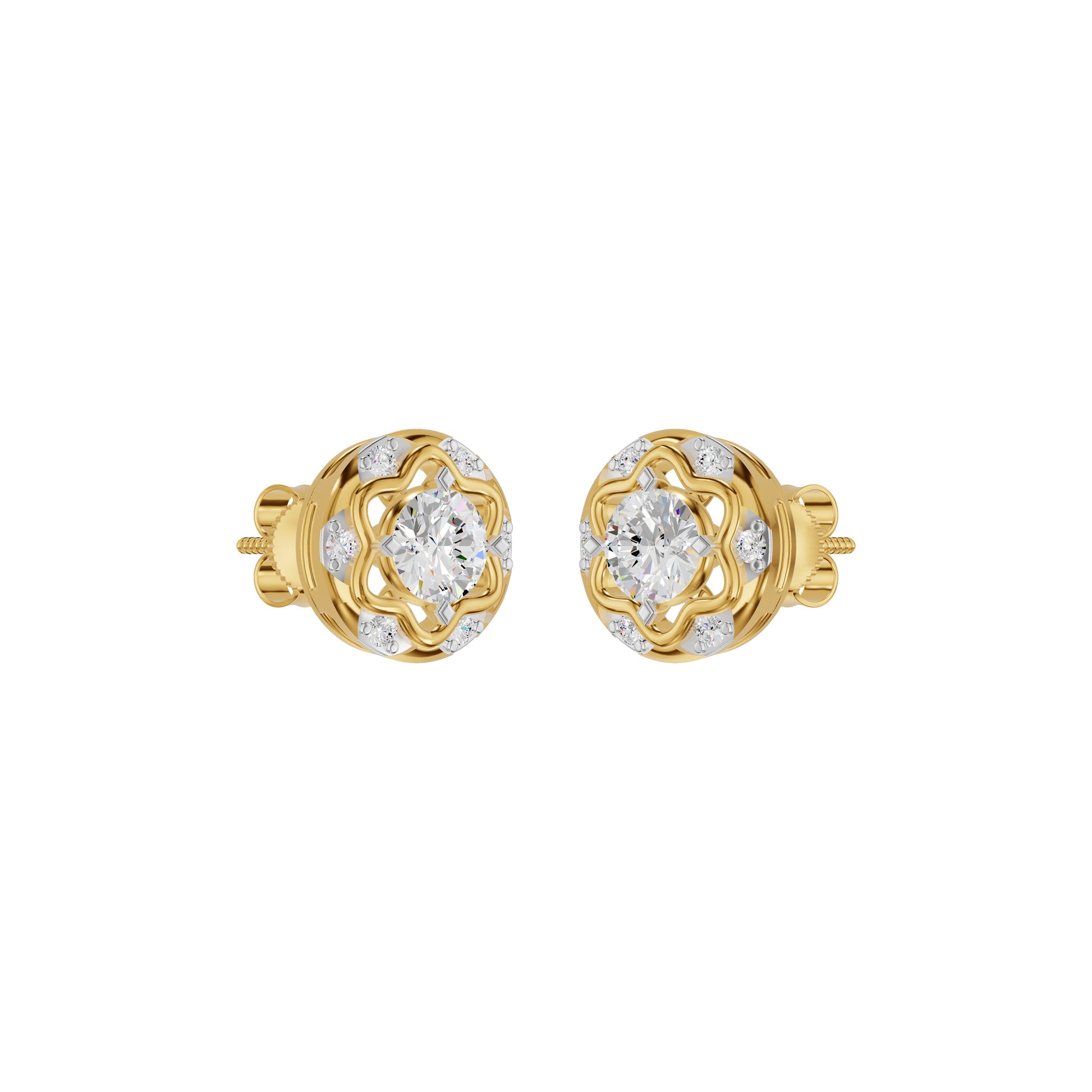 ID-LGERA24487XA 18 KT / Yellow Gold