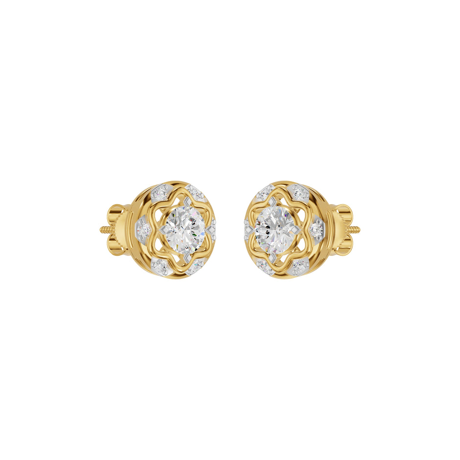 ID-LGERA24487XA 18 KT / Yellow Gold