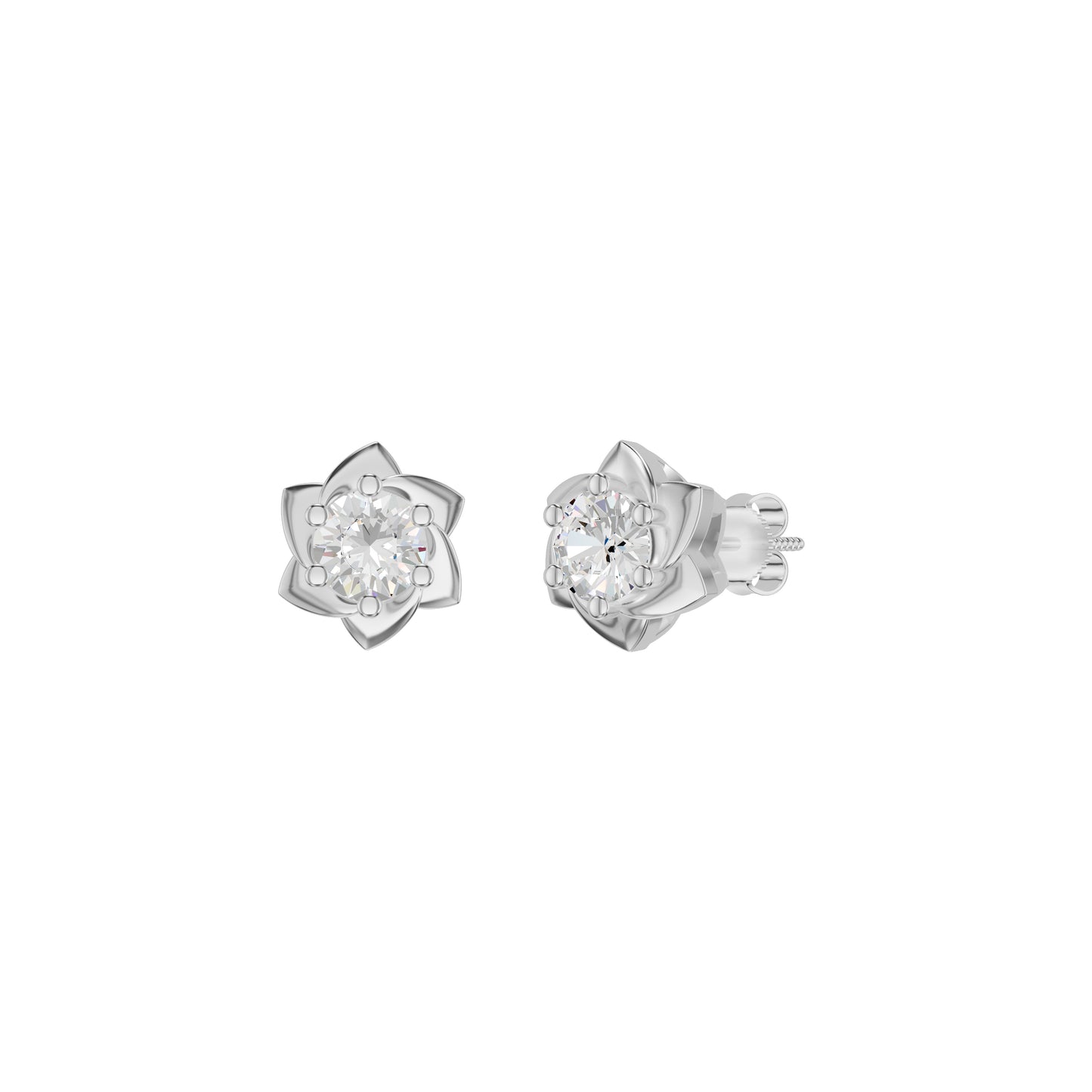 ID-LGERA24488XX 18 KT / White Gold