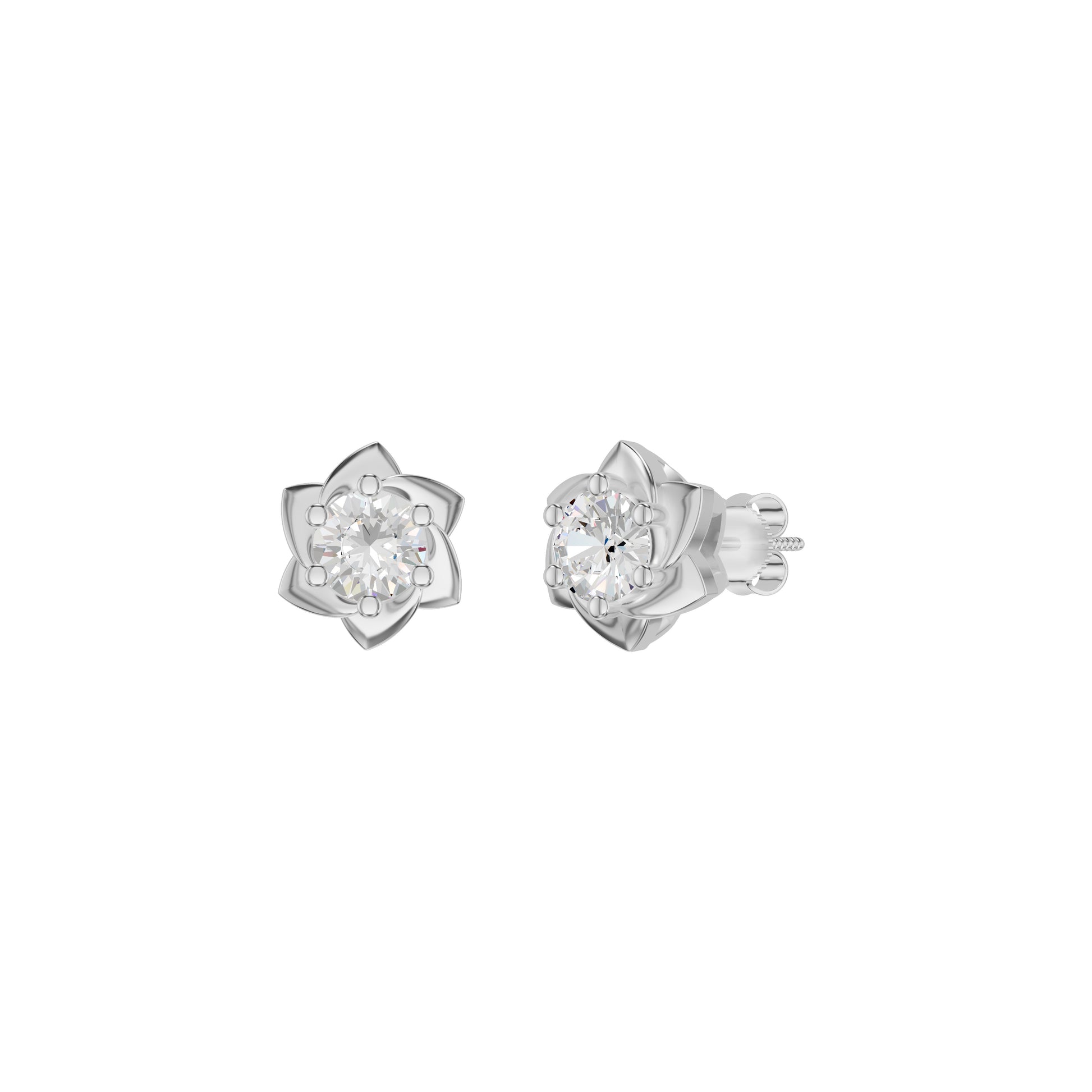 ID-LGERA24488XX 18 KT / White Gold
