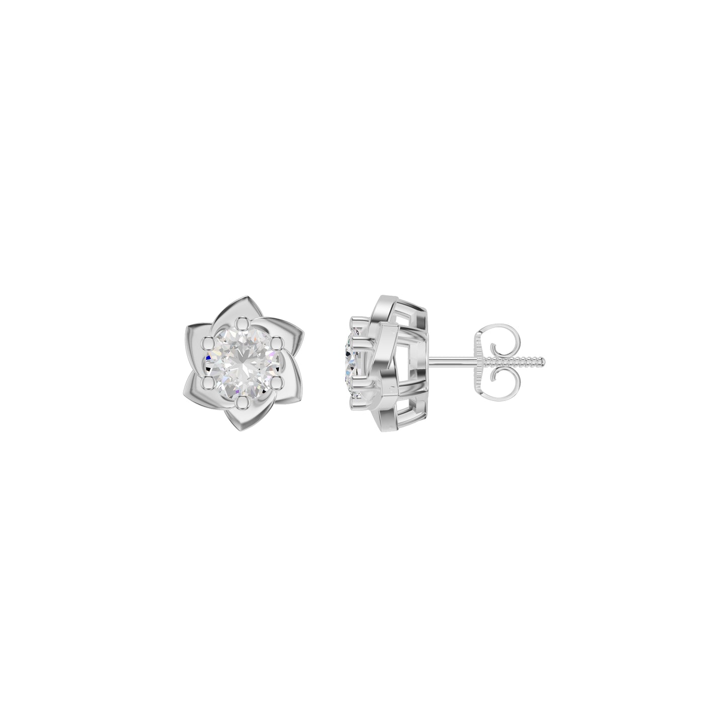 ID-LGERA24488XX 18 KT / White Gold
