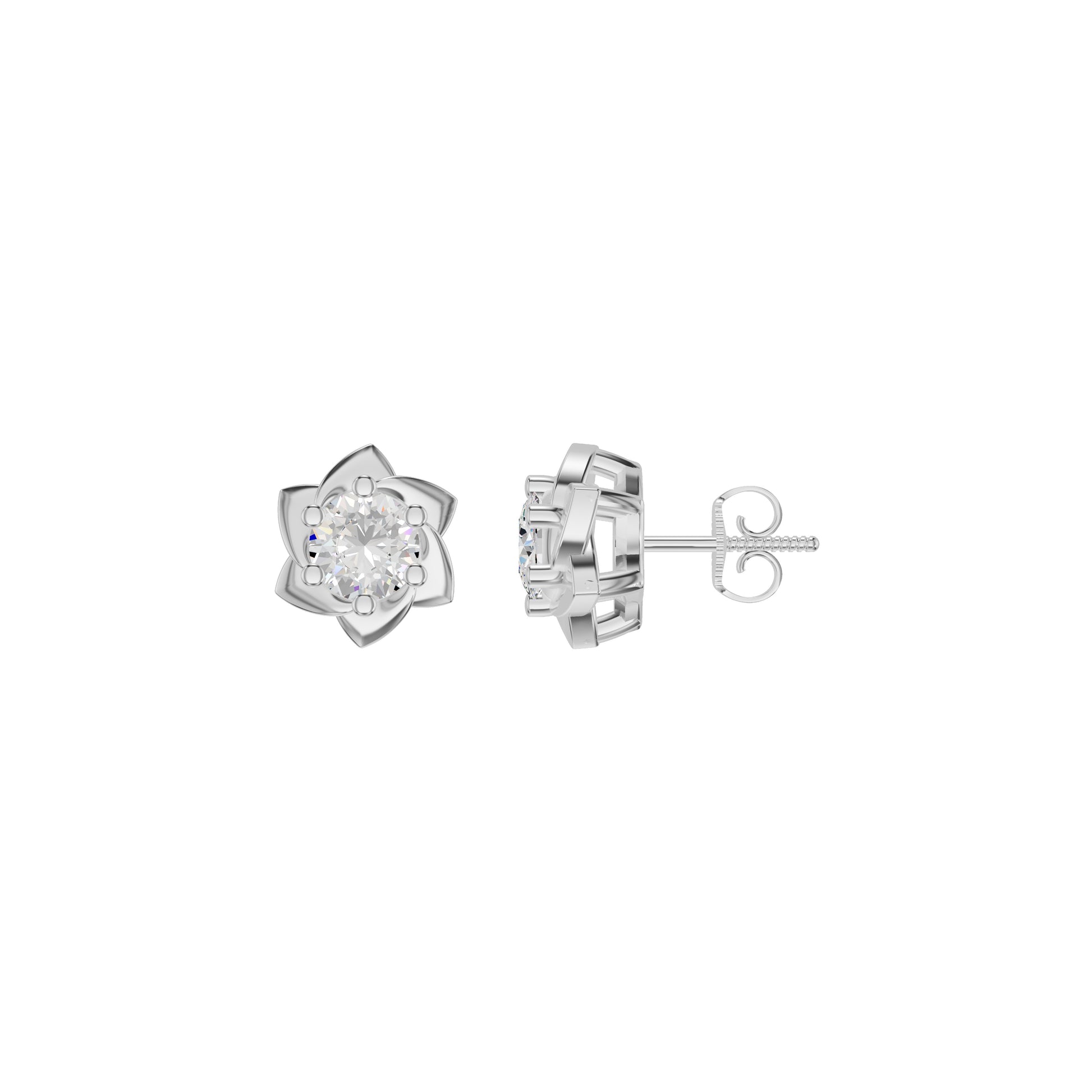ID-LGERA24488XX 18 KT / White Gold