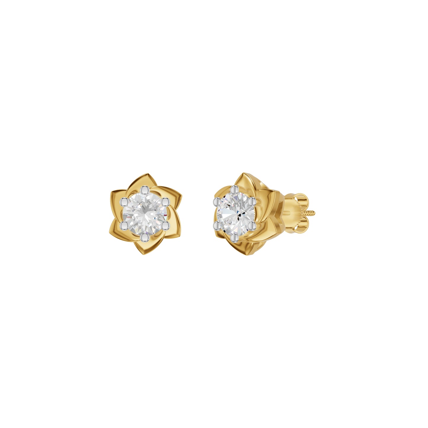 ID-LGERA24488XX 18 KT / Yellow Gold