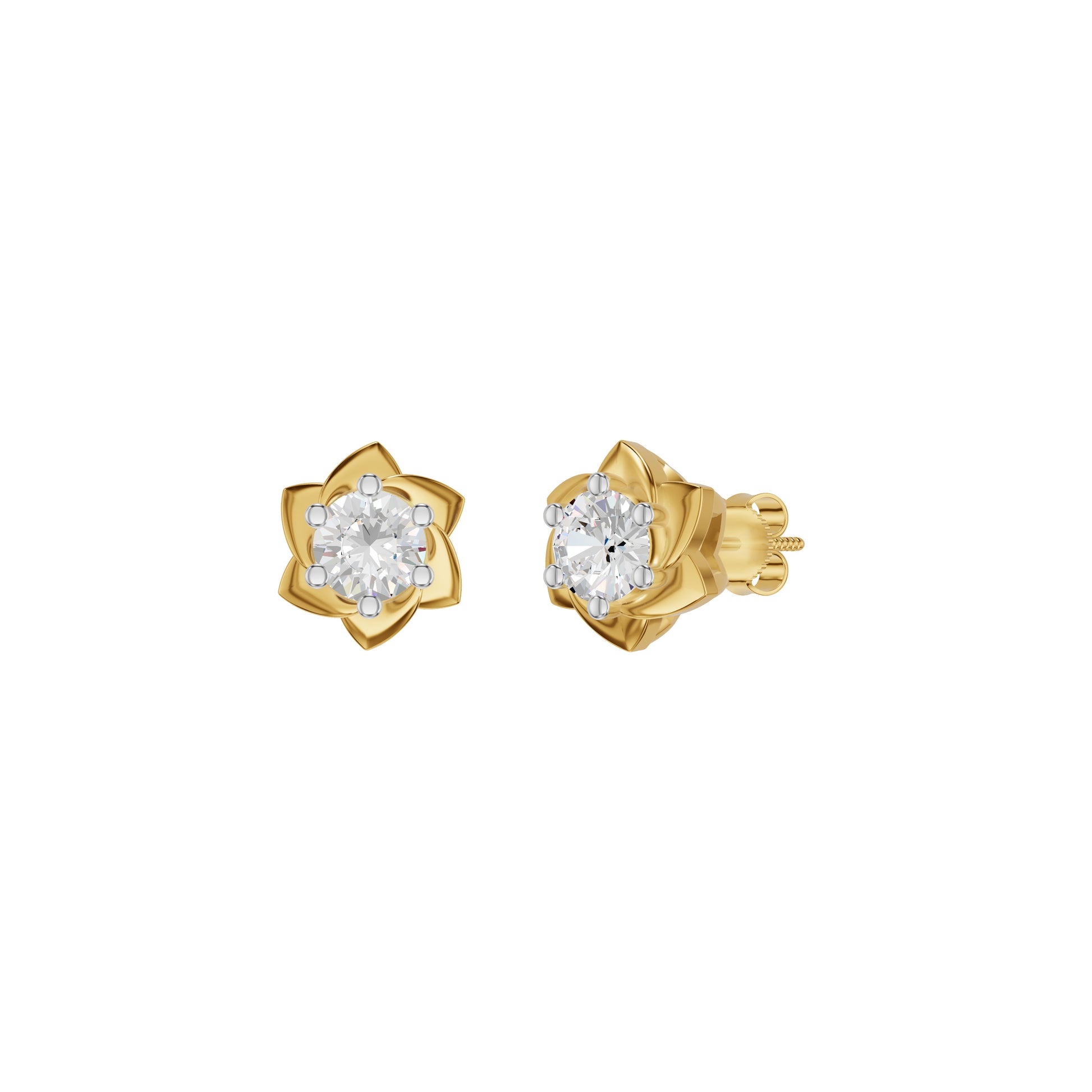 ID-LGERA24488XX 18 KT / Yellow Gold