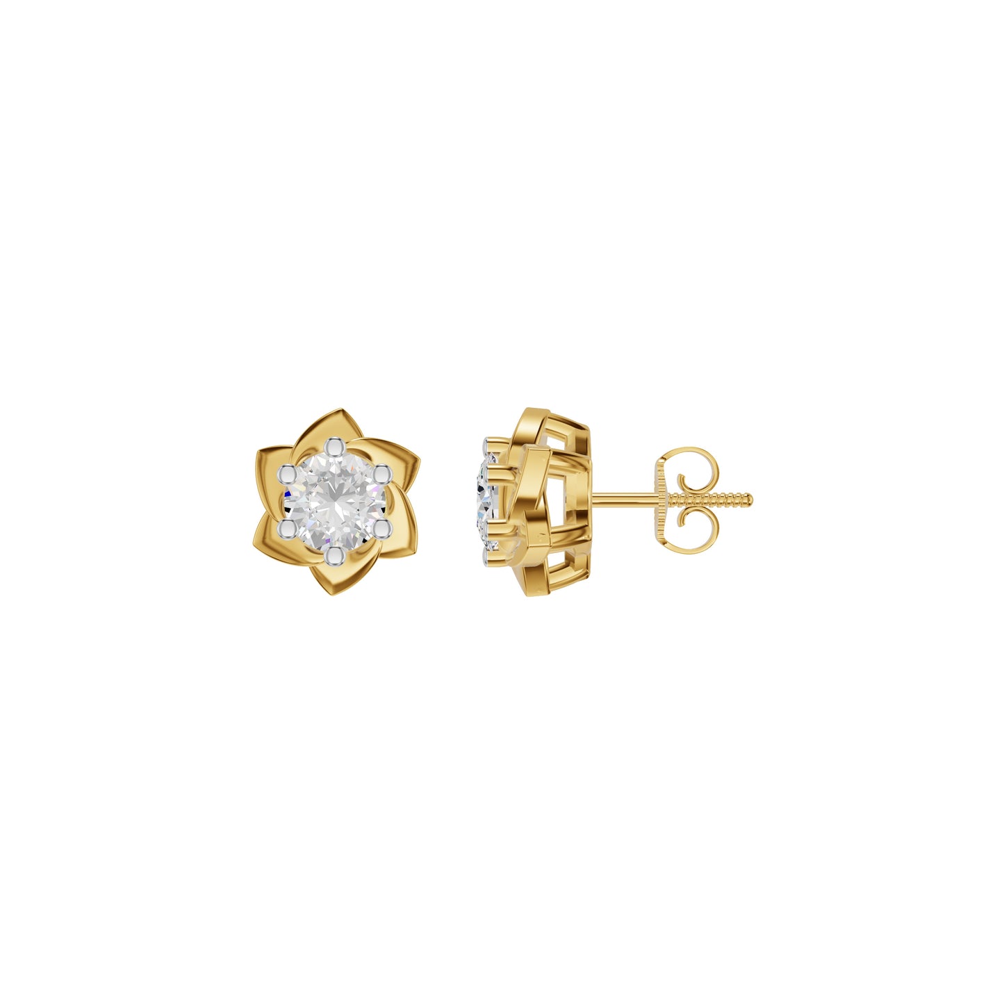 ID-LGERA24488XX 18 KT / Yellow Gold
