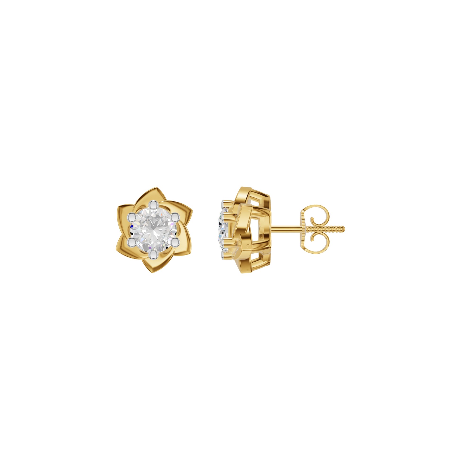 ID-LGERA24488XX 18 KT / Yellow Gold