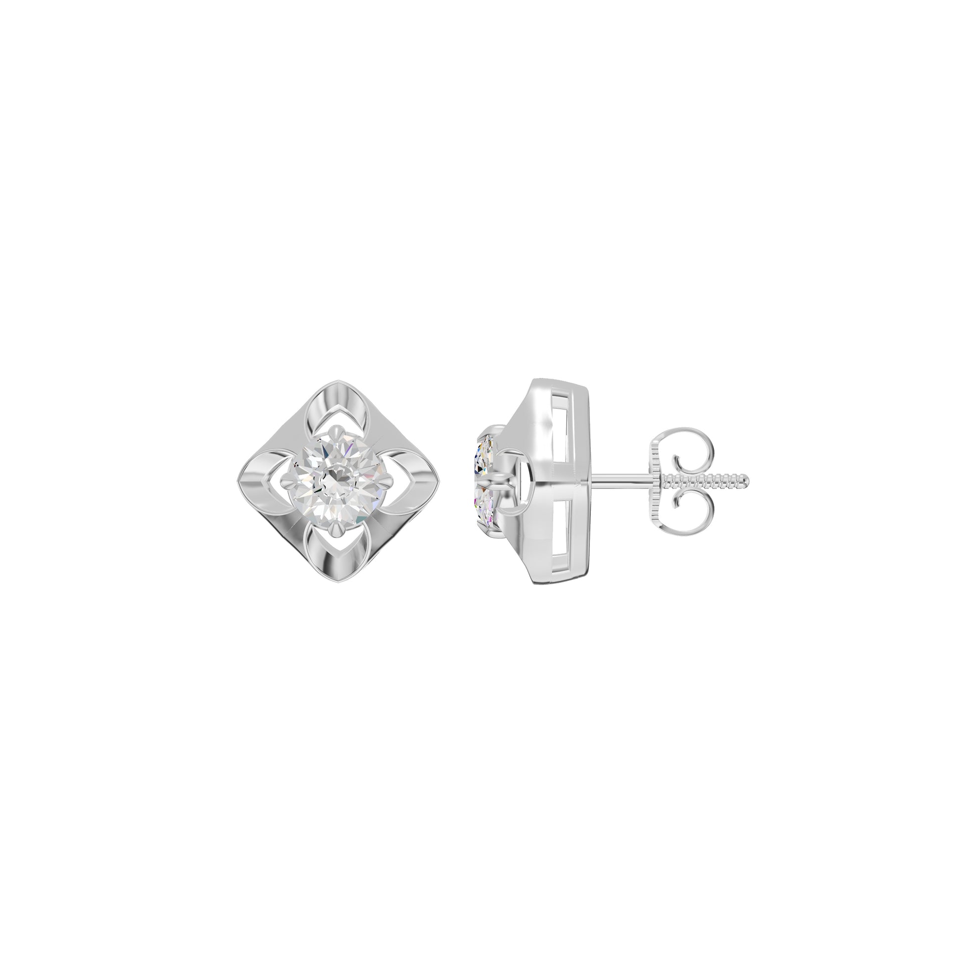 ID-LGERA24490XA 18 KT / White Gold