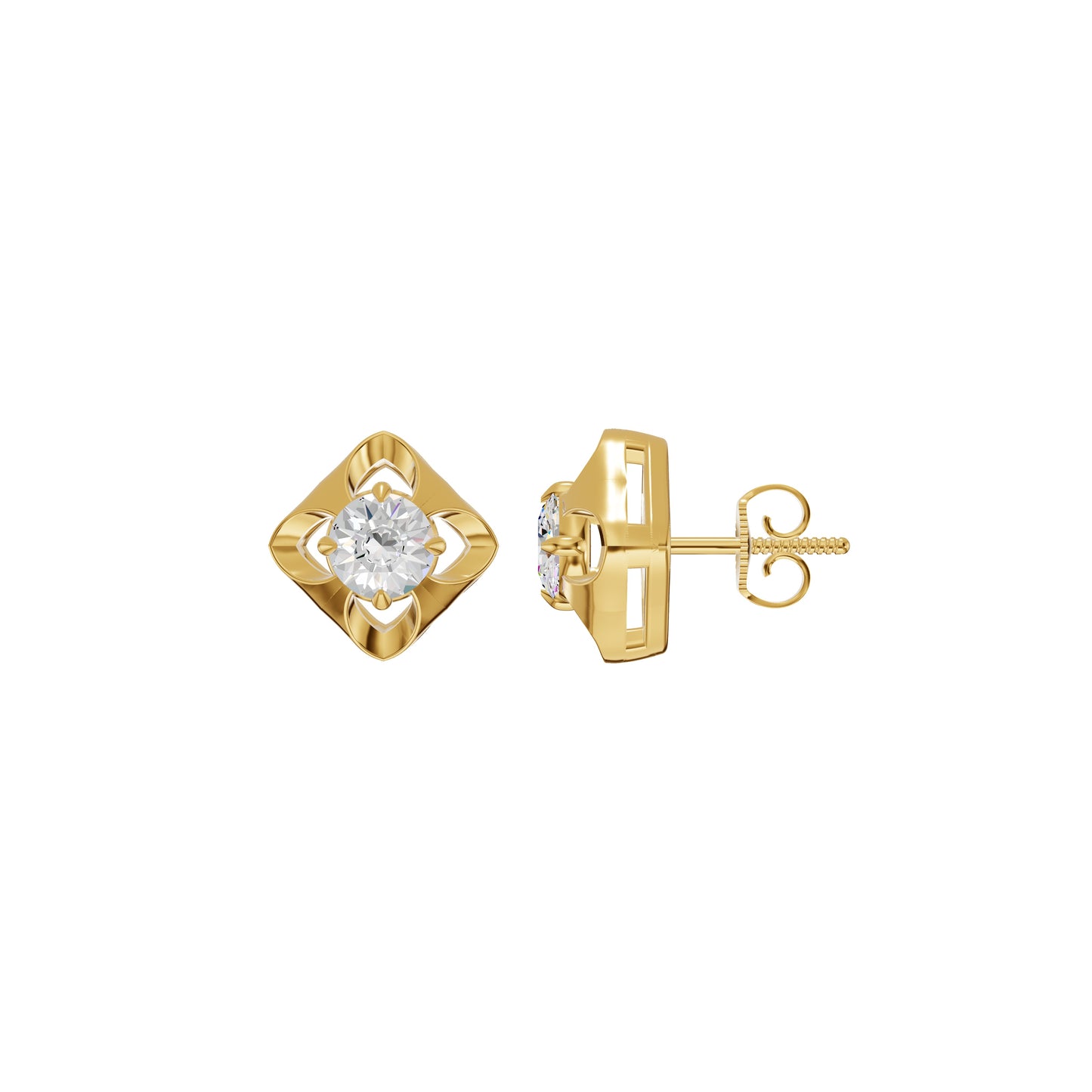 ID-LGERA24490XA 18 KT / Yellow Gold