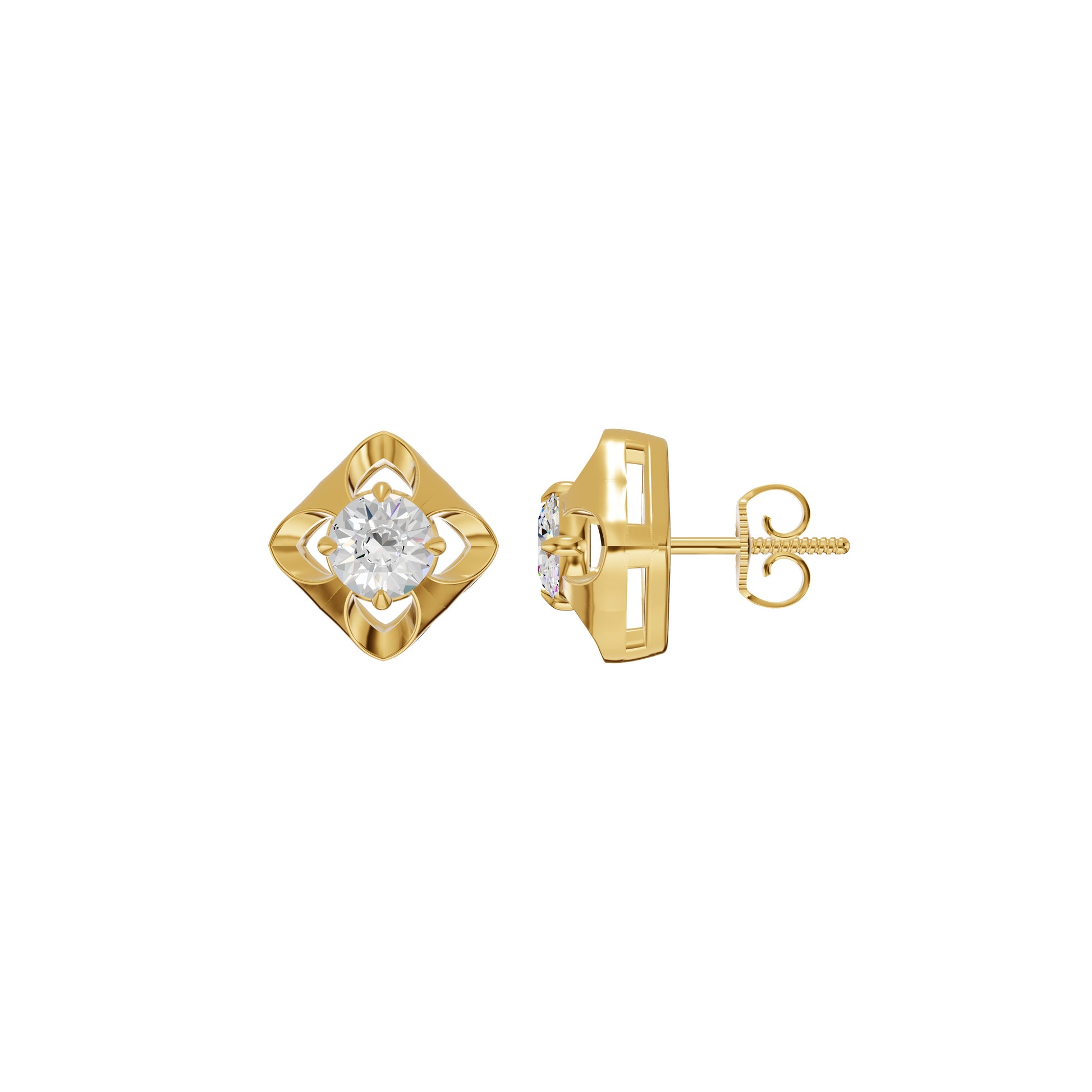 ID-LGERA24490XA 18 KT / Yellow Gold