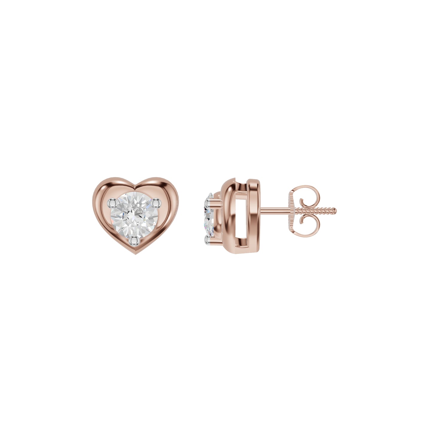 ID-LGERA24492XX 18 KT / Rose Gold