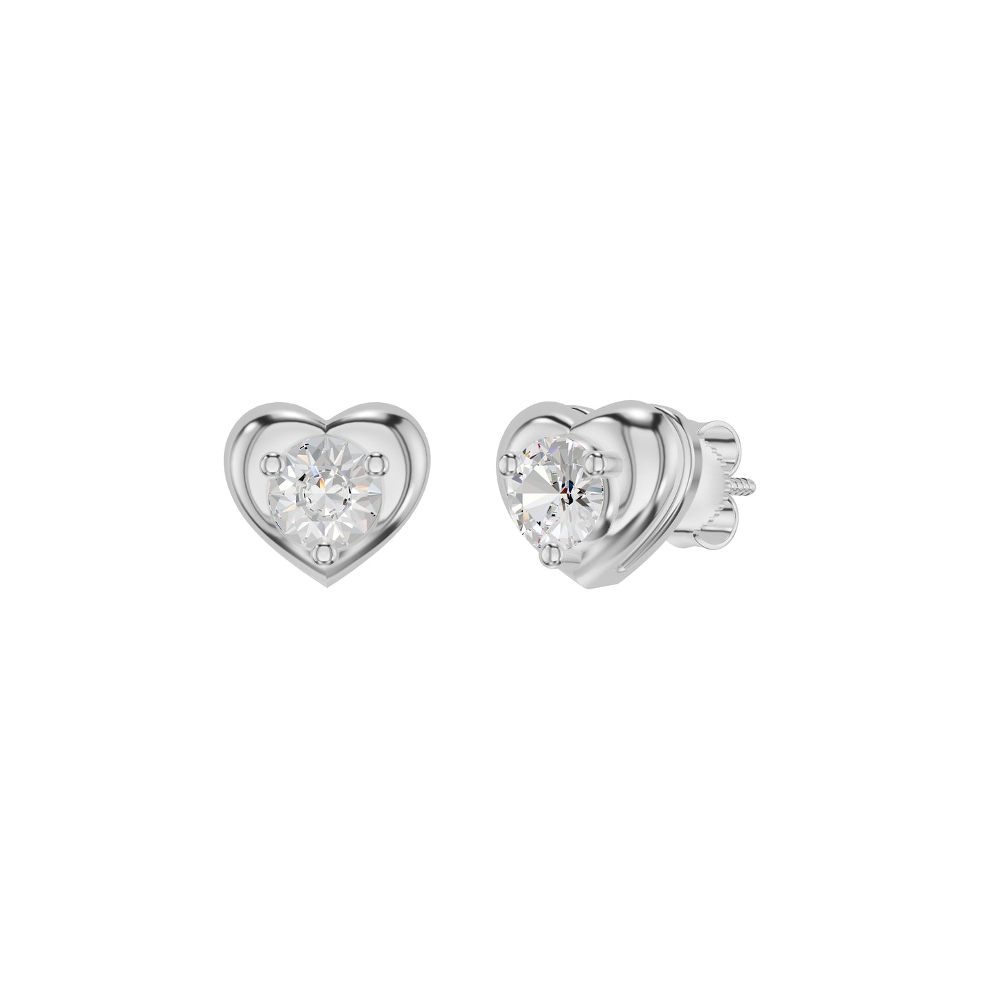 ID-LGERA24492XX 18 KT / White Gold