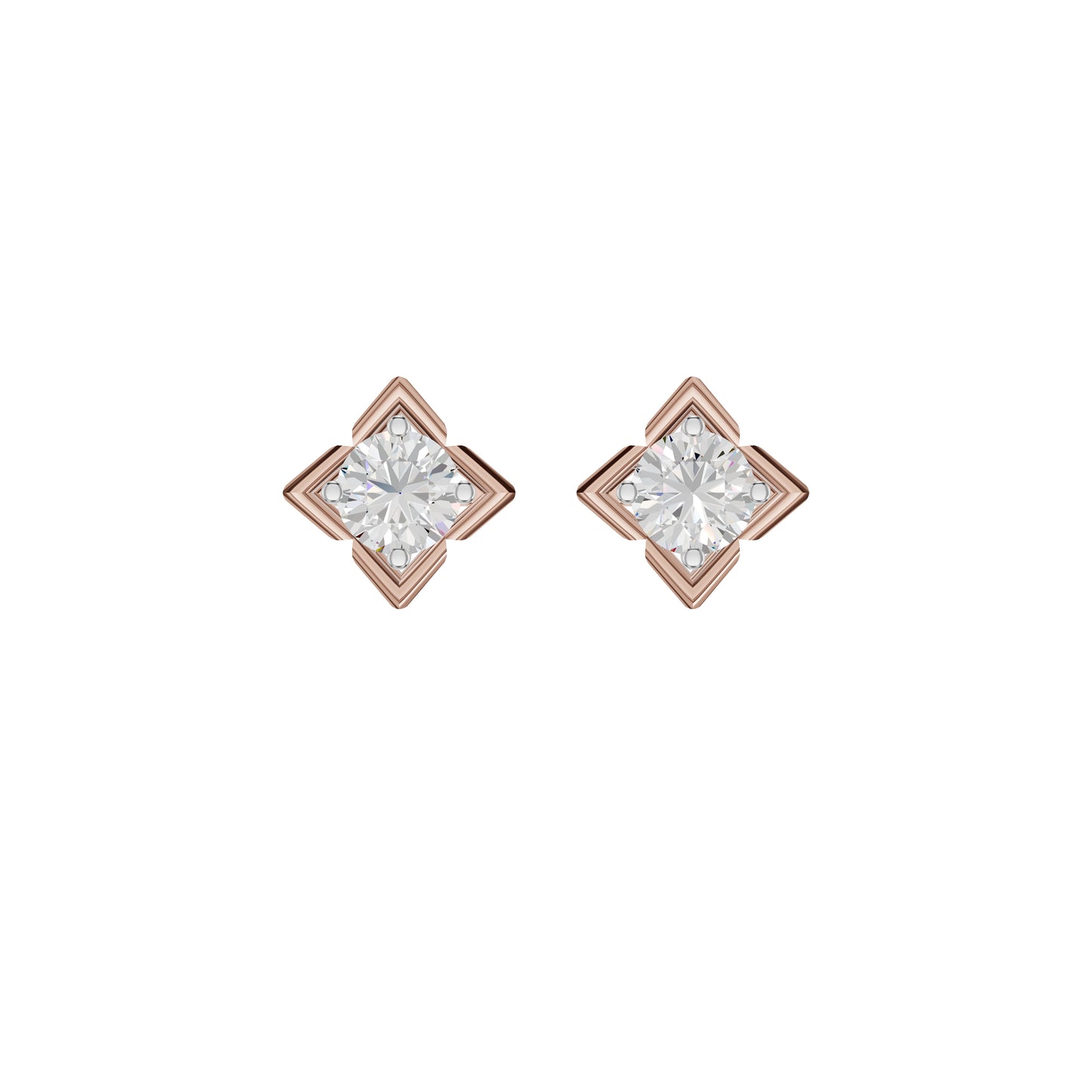 ID-LGERA24493XX 18 KT / Rose Gold