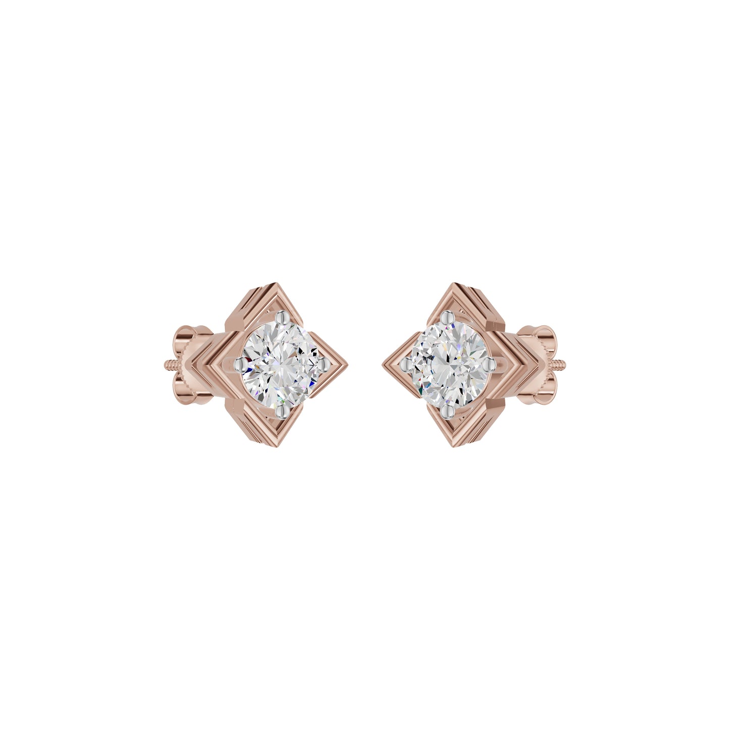 ID-LGERA24493XX 18 KT / Rose Gold