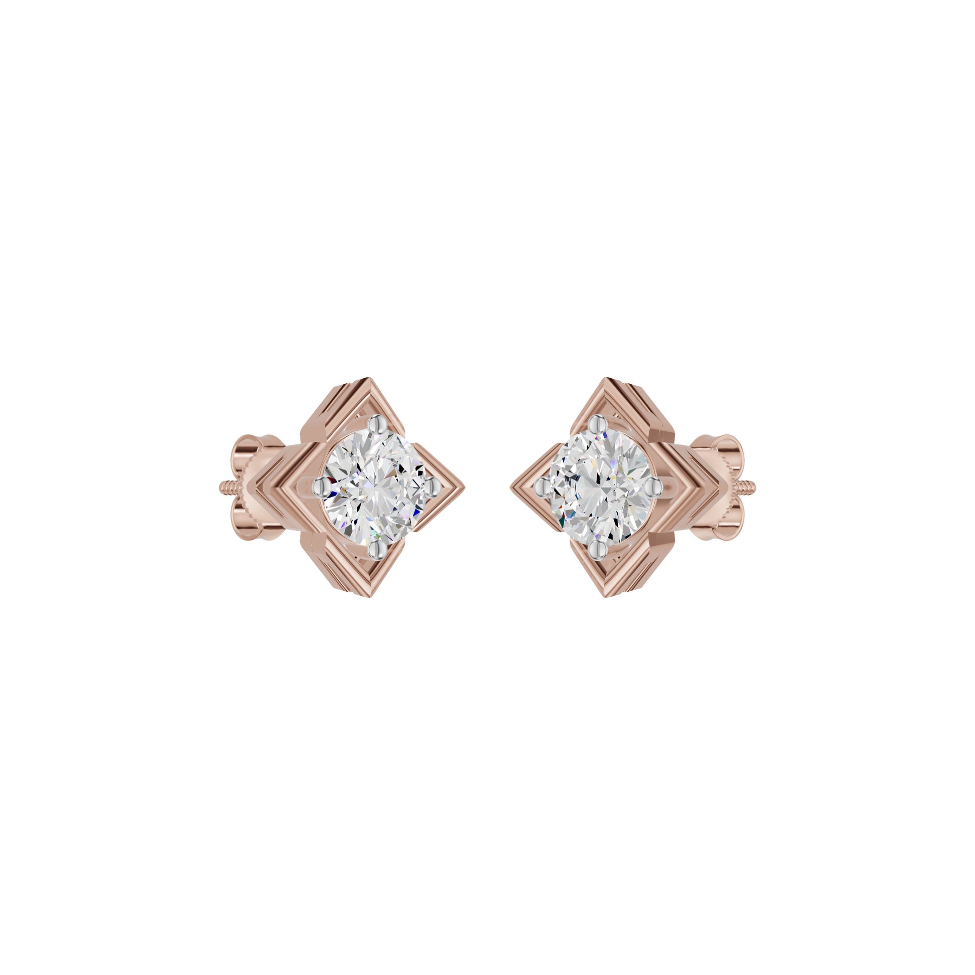 ID-LGERA24493XX 18 KT / Rose Gold
