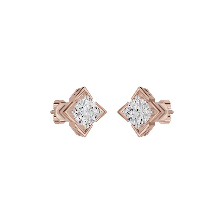 ID-LGERA24493XX 18 KT / Rose Gold