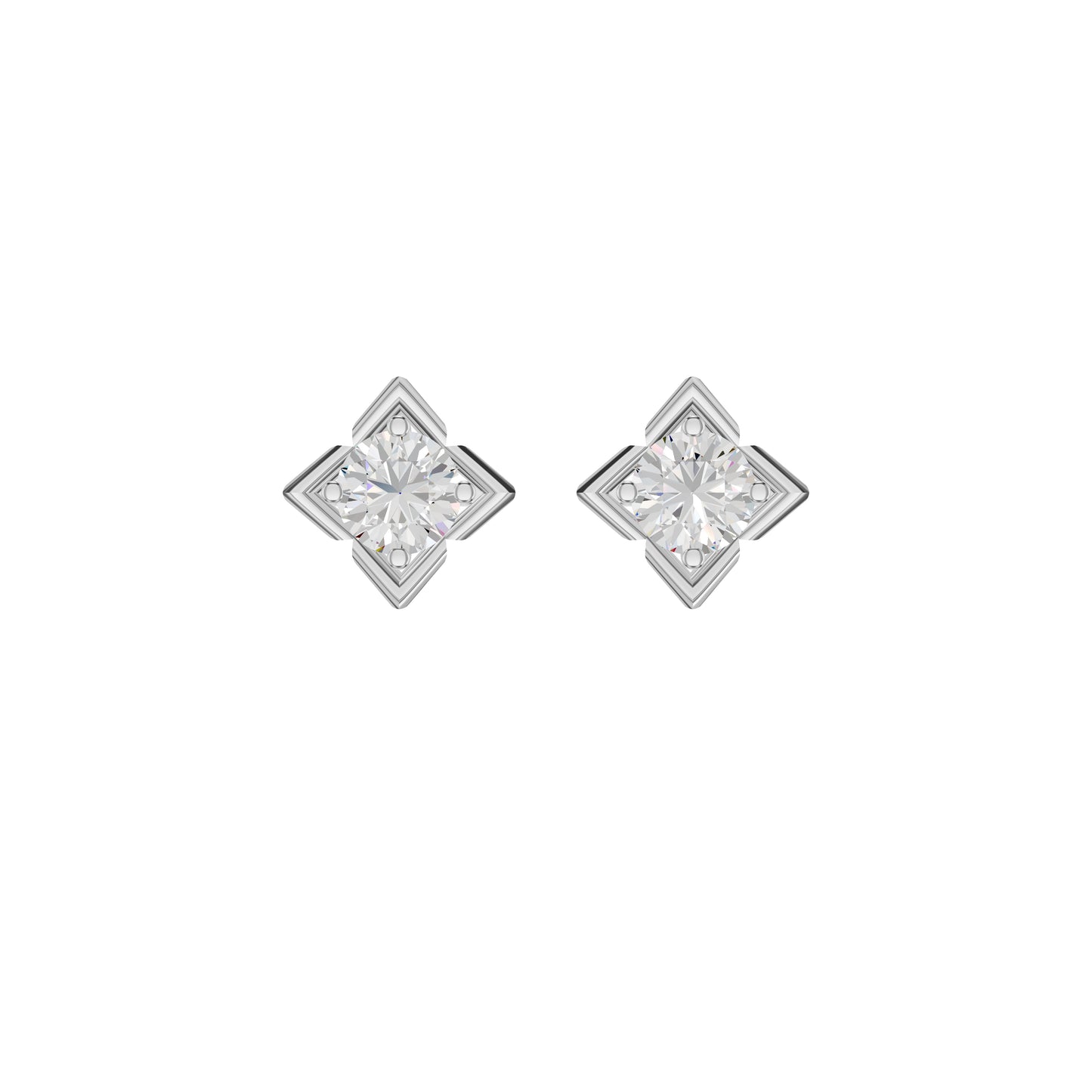 ID-LGERA24493XX 18 KT / White Gold