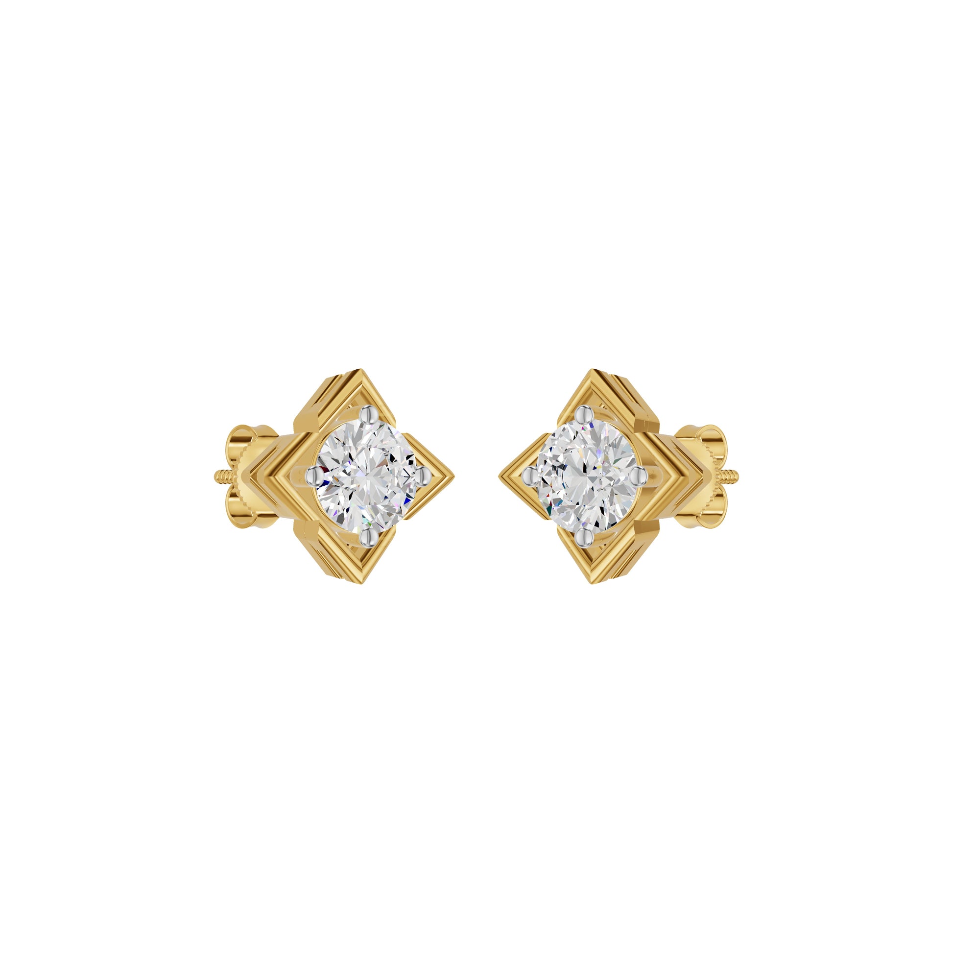 ID-LGERA24493XX 18 KT / Yellow Gold