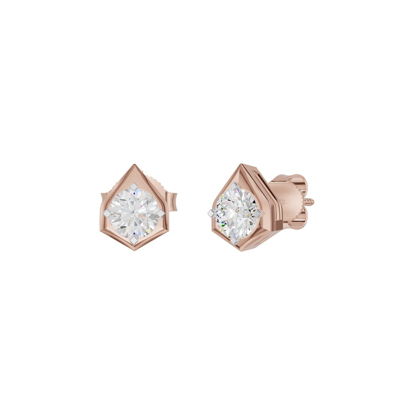 ID-LGERA24494XX 18 KT / Rose Gold