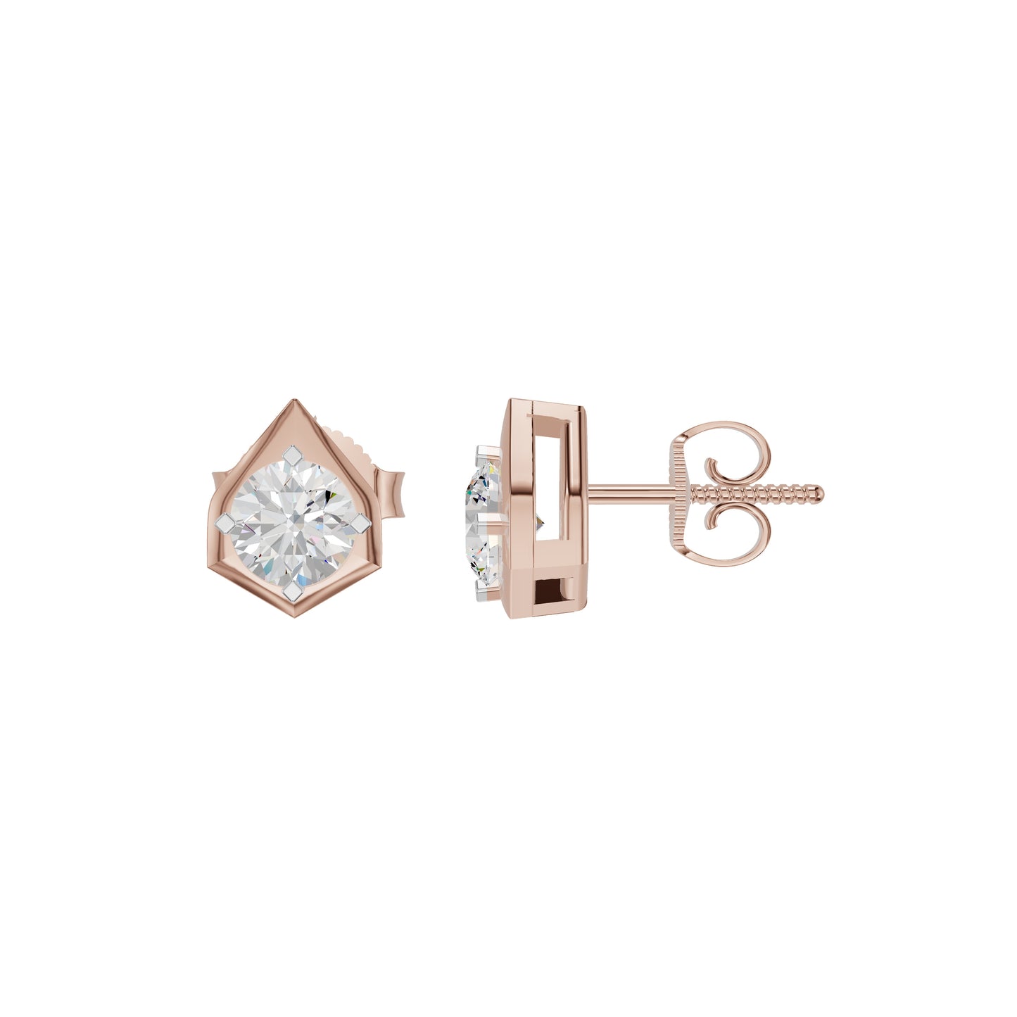 ID-LGERA24494XX 18 KT / Rose Gold