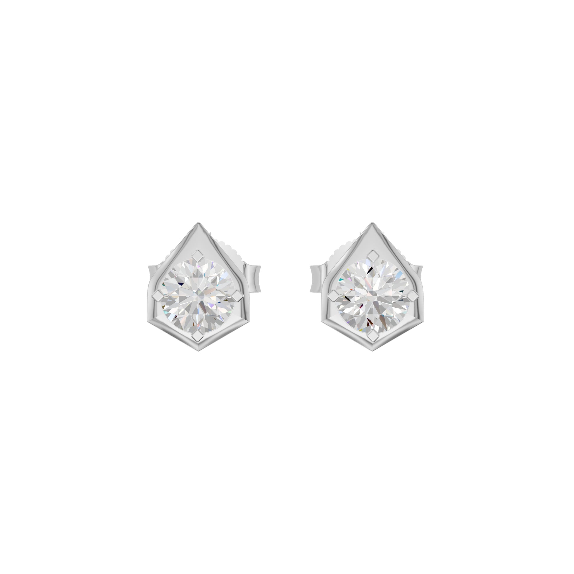 ID-LGERA24494XX 18 KT / White Gold