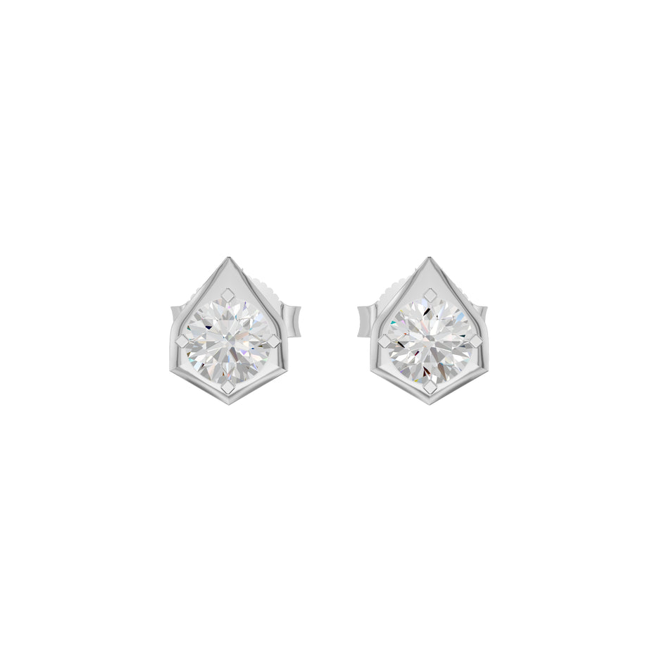 ID-LGERA24494XX 18 KT / White Gold