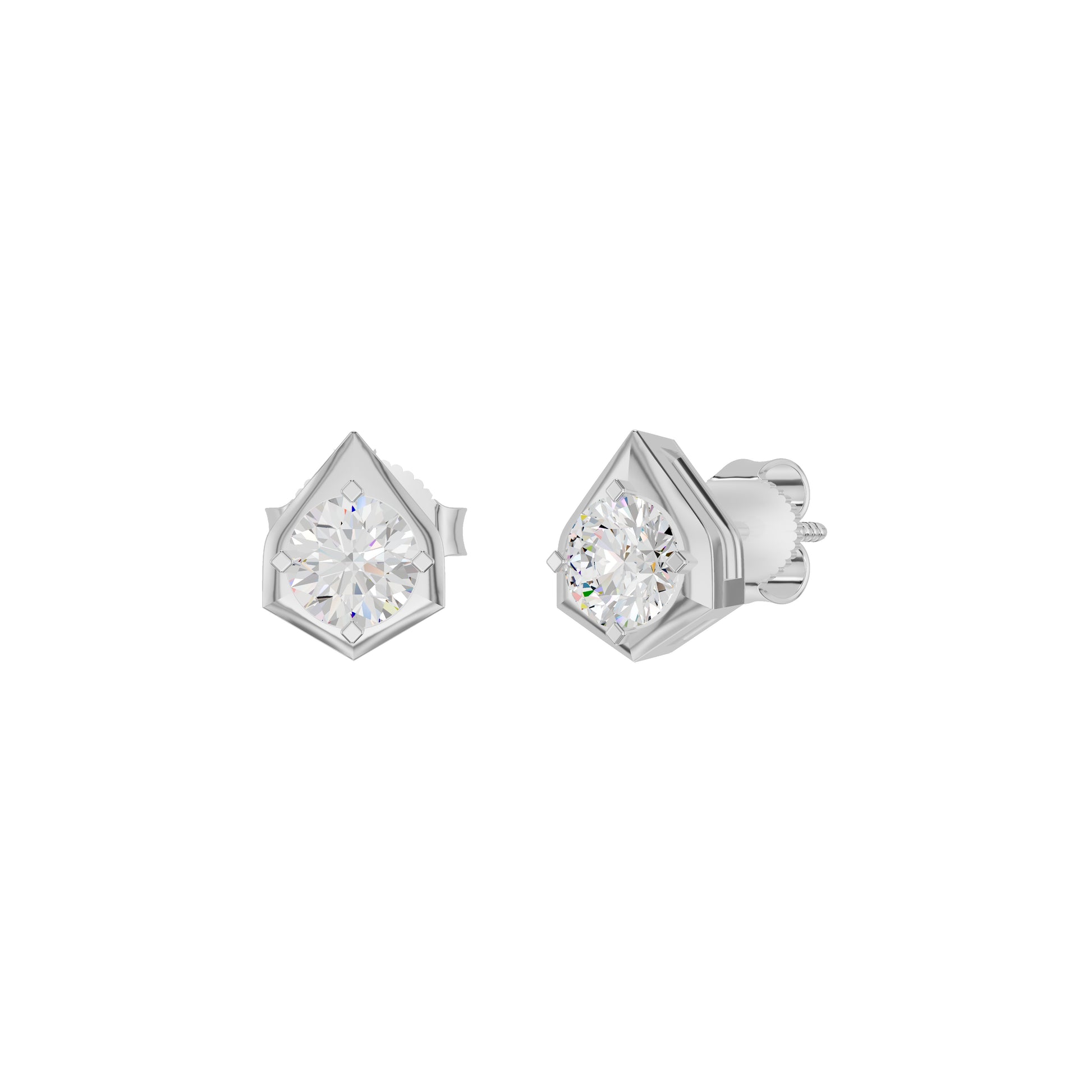 ID-LGERA24494XX 18 KT / White Gold