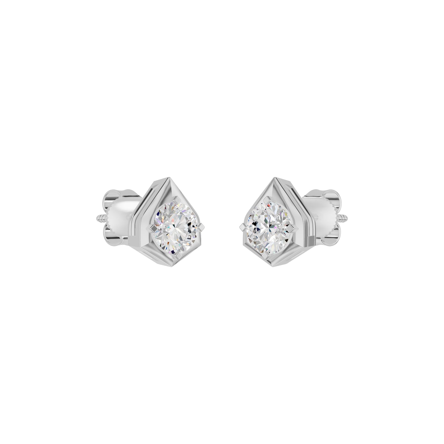 ID-LGERA24494XX 18 KT / White Gold