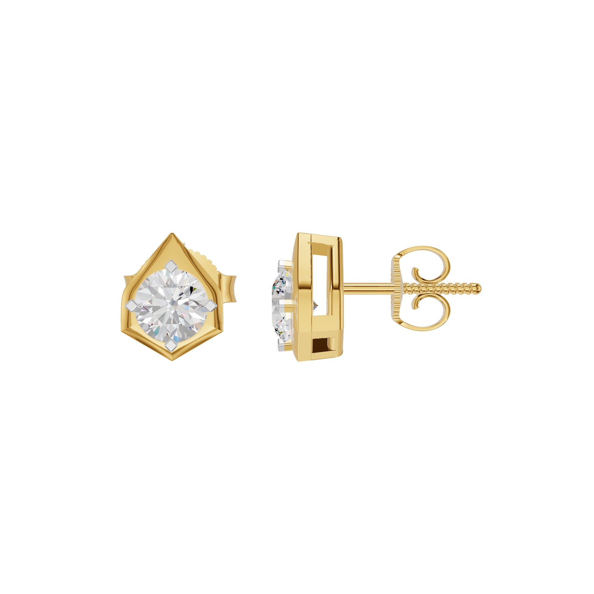 ID-LGERA24494XX 18 KT / Yellow Gold