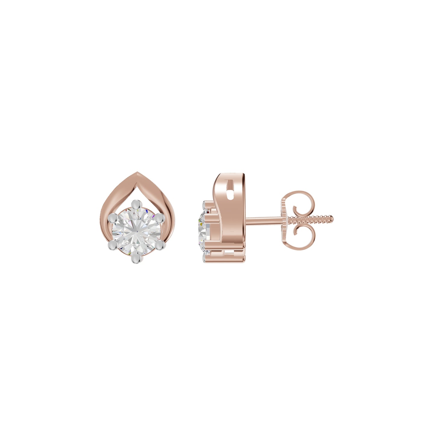 ID-LGERA24495XX 18 KT / Rose Gold