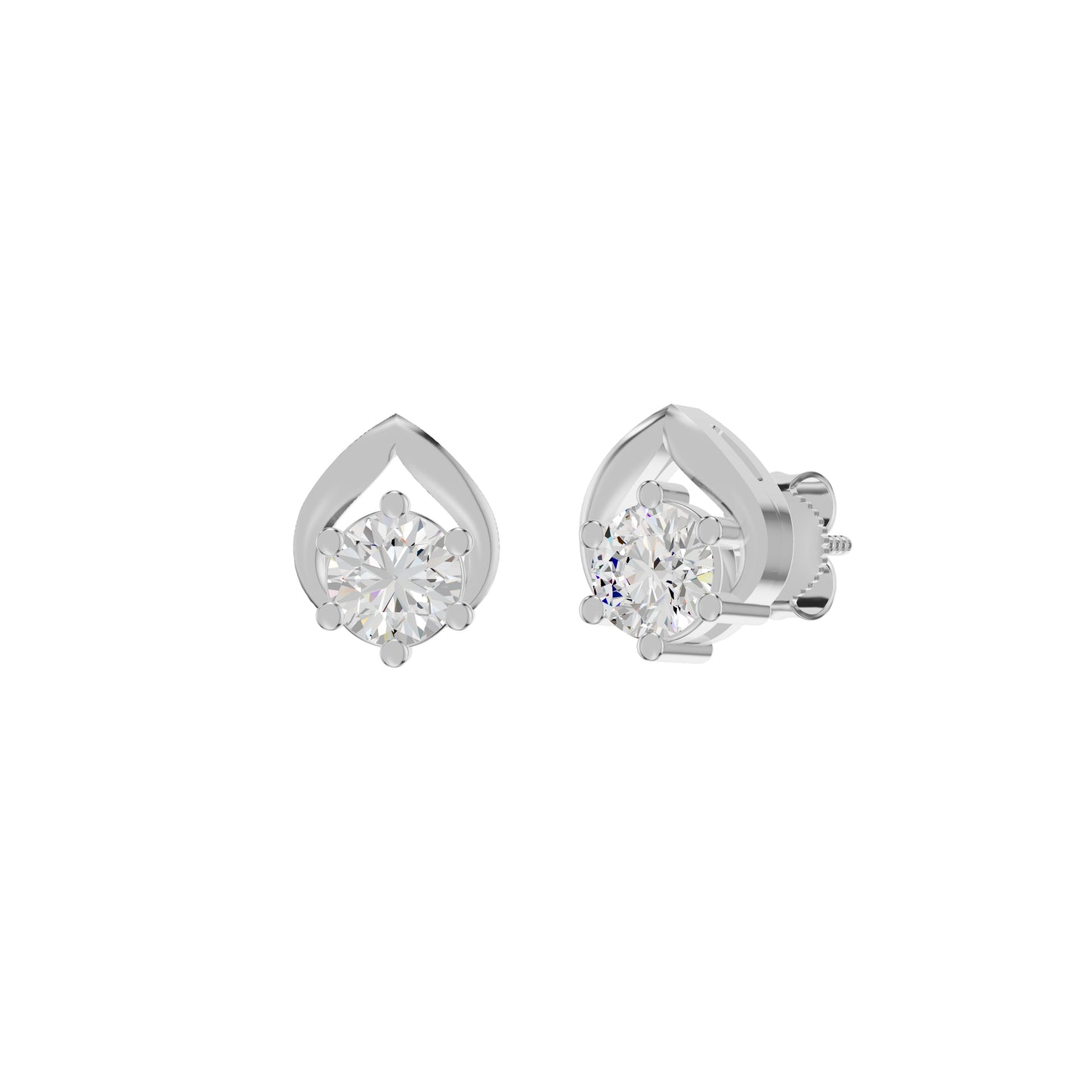 ID-LGERA24495XX 18 KT / White Gold