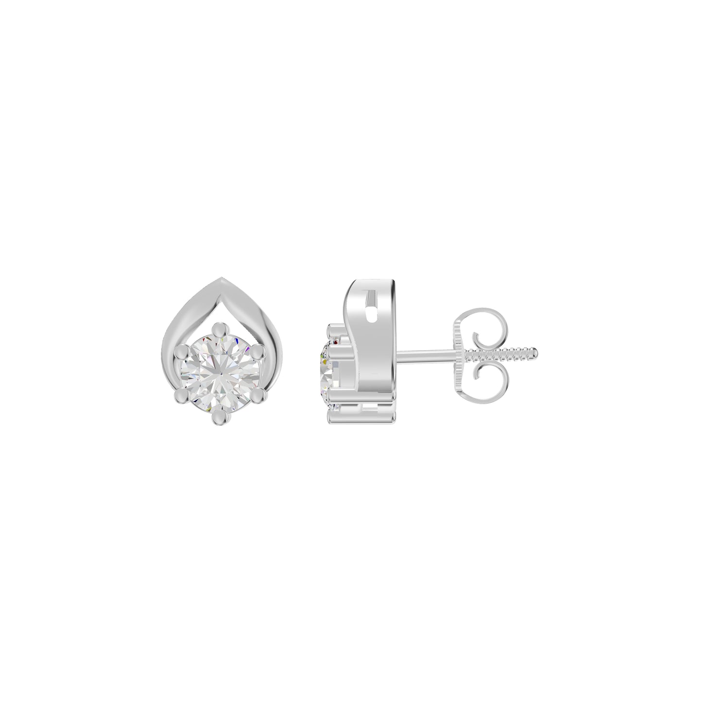 ID-LGERA24495XX 18 KT / White Gold