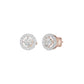 Lumiera Halo Diamond Earrings