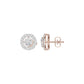 Lumiera Halo Diamond Earrings