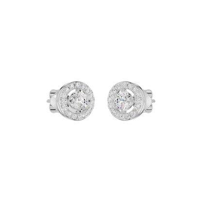 Lumiera Halo Diamond Earrings