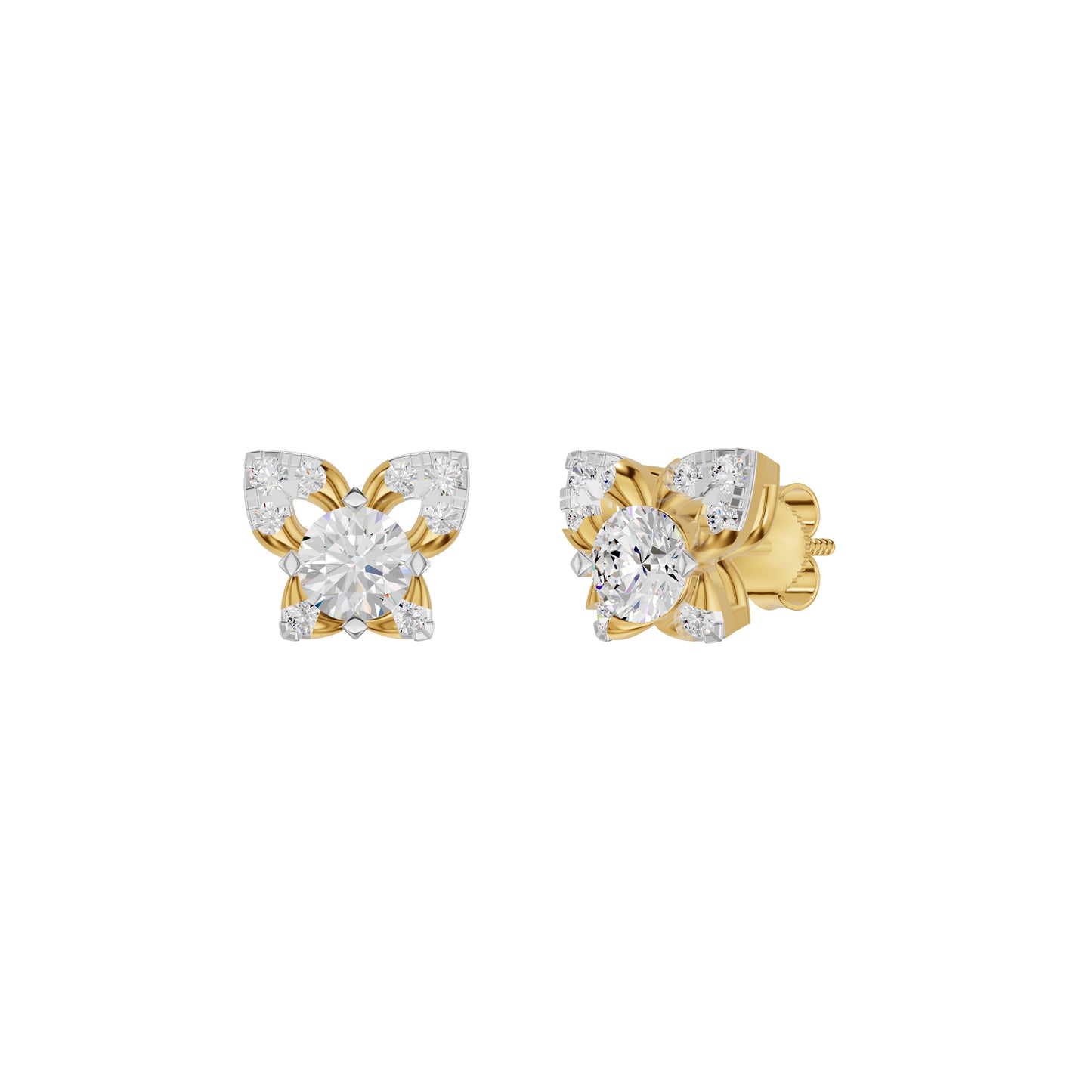 ID-LGERA24622XA 18 KT / Yellow Gold