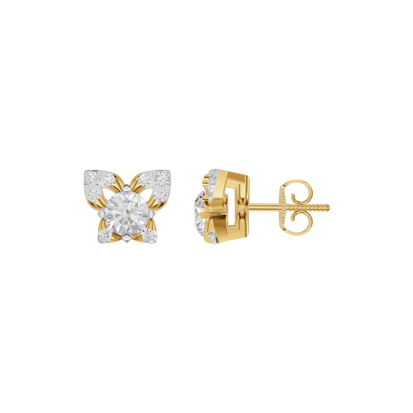 ID-LGERA24622XA 18 KT / Yellow Gold